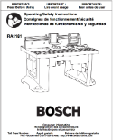 Picture of Router Table manual